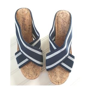 Lucky Brand | Miller2 Wedge Sandals, Size 7.5